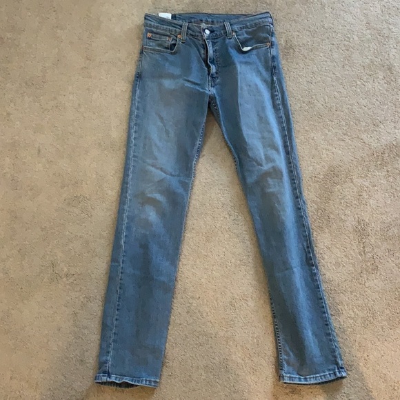 Levi Light color blue jeans 32-34 slim fit - Picture 2 of 3